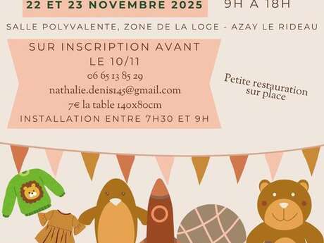 Bourse aux jouets et matériels de puéricilture
