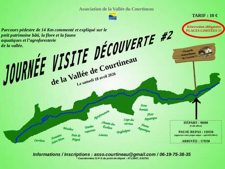 Journée découverte de la Vallée de Courtineau