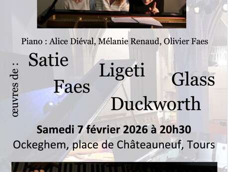 Concert : piano à 2, 4, 6 mains