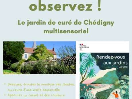 Rendez-vous aux jardins : le jardin de curé multisensoriel