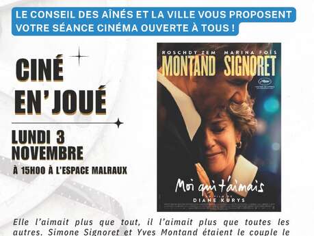 Ciné en'Joué : Moi qui t'aimais