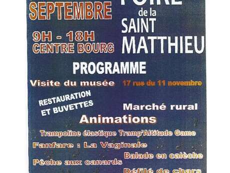 Foire de la Saint Matthieu
