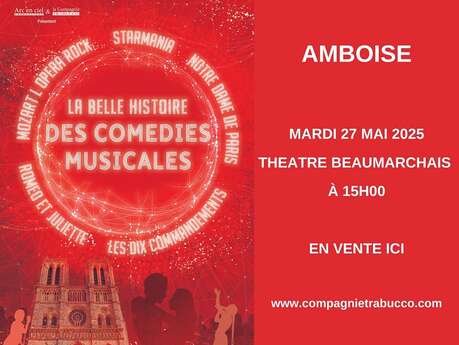 Spectacle "La belle histoire des comédies musicales" au Théâtre Beaumarchais d'Amboise