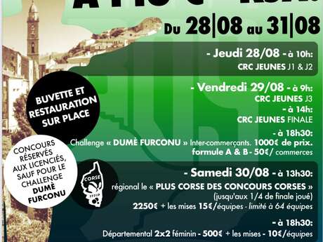 A bucciata a piu Corsa concours de pétanque