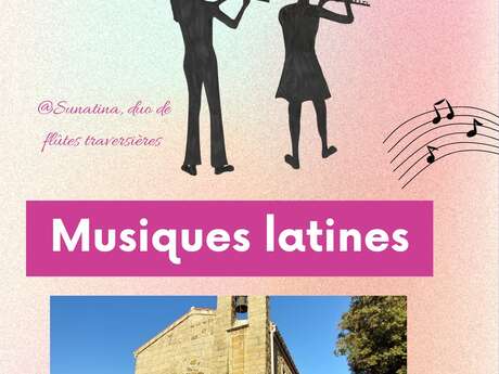Duo de flûtes traversières avec Sunatina "Musiques latines" à Granace
