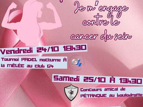 Octobre Rose "Je m'engage contre le cancer du sein"