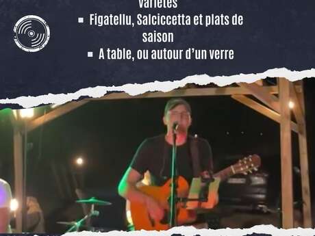 Soirée chants corses et variétés à La Table de Stipiti