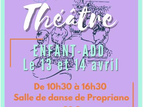 Stage de théâtre pour enfants & adolescents