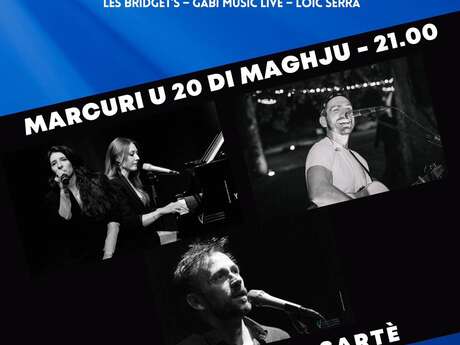Tremplin « Andaghjina di l’artisti » : Les Bridget’s, Gabì Music Live et Loic Serra