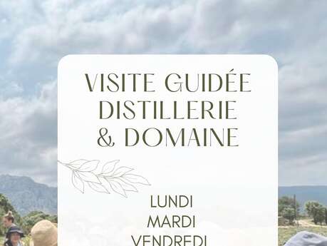 Visite guidée de la distillerie et domaine Vitalba
