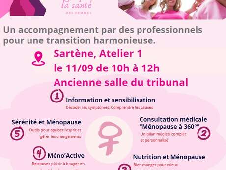Atelier Parcours Santé et Bien-être "Ménopause"