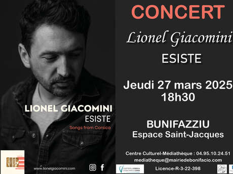 CONCERT : LIONEL GIACOMINI "ESISTE"