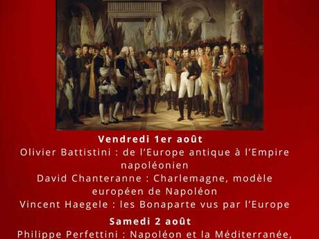 Les Rencontres Napoléoniennes, Napoléon et l'Europe