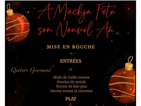 Réveillon du Nouvel An au Restaurant A Machja