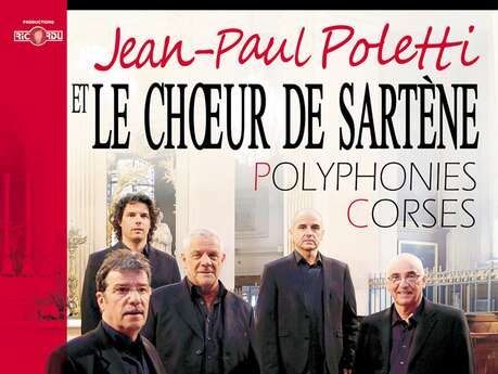 Jean Paul Poletti et le choeur d'hommes en concert