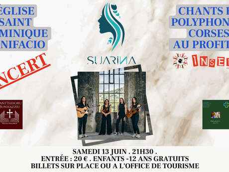 CONCERT CARITATIF : SUARINA
