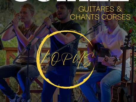 Soirée chants corses avec veau et jambon à la broche au restaurant L'Opus