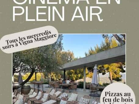 Soirée cinéma en plein air au camping Vigna Maggiore