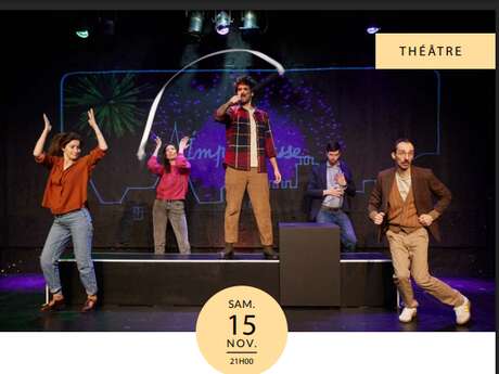 Pièce de théâtre "C'est pas facile d'être heureux quand on va mal "