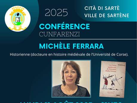 Conférence ave l'historienne Michèle Ferrara La Corse médiévale de Giovanni Della Grossa