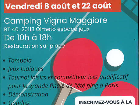 Fête du Ping cet été à Olmeto