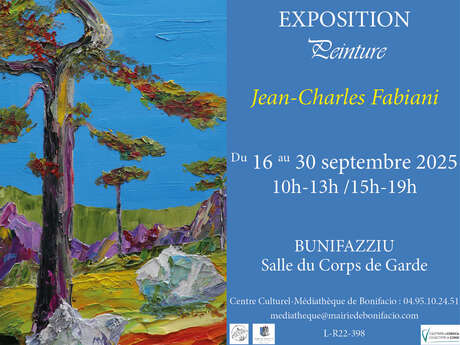 EXPOSITION DE L'ARTISTE PEINTRE : JEAN-CHARLES FABIANI