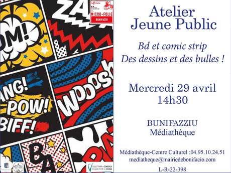 ATELIER JEUNE PUBLIC : BD ET COMICS