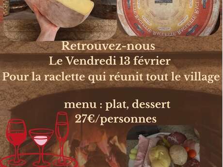 Soirée raclette au Bar des Chasseurs