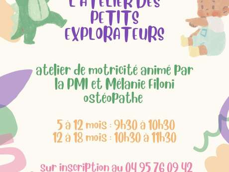 Atelier des Petits Explorateurs à la PMI de Propriano