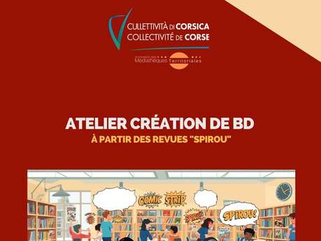 Atelier Création de BD à la Médiathèque de Petreto-Bicchisano