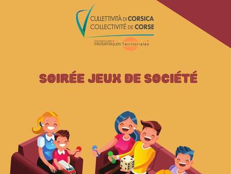 Soirée Jeux de société à la Médiathèque de Petreto-Bicchisano
