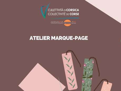 Atelier Marque-Page à la Médiathèque de Petreto-Bicchisano