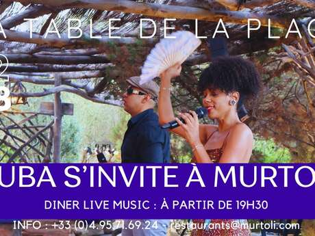 Cuba s'invite à Murtoli Dîner Live Music