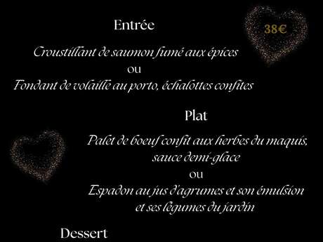 Soirée de la Saint-Valentin au restaurant La Storia