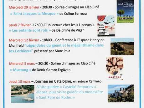 Le programme de Leucate Culture