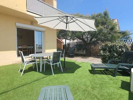 Leucate Plage - Appt T3 jardin/ 4 couchages