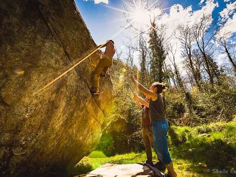 Climbing with Sibelle Escapade