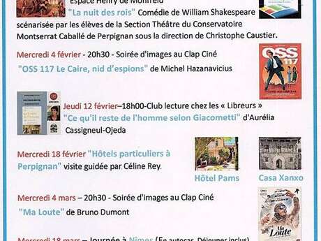 Le programme de Leucate Culture