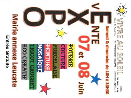 Expo Vente - Association Vivre au soleil