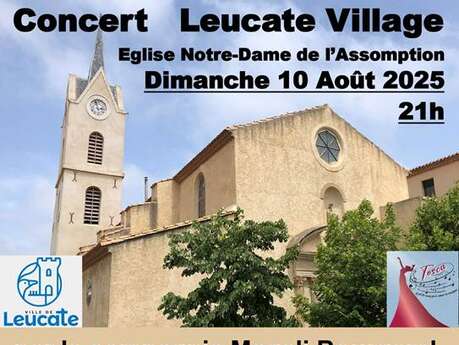 Concert - Eglise Leucate Village Concert - Eglise Leucate Village