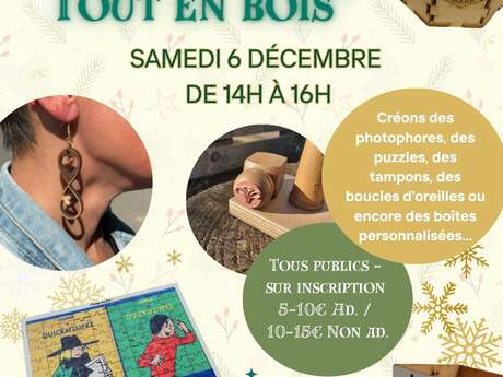 Atelier "J'offre et je fais ! Tout en bois !"