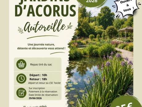 Jardins d’Acorus à Autoreille