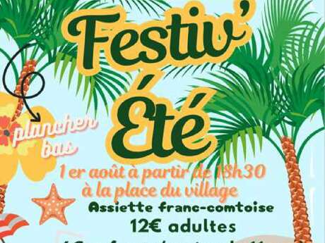 Festiv'été à Plancher-Bas - Soirée  Assiette Franc-Comtoise