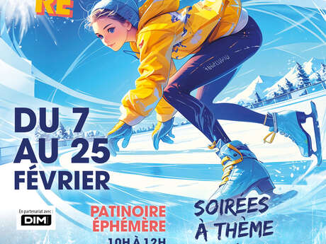 La patinoire éphémère d’Autun