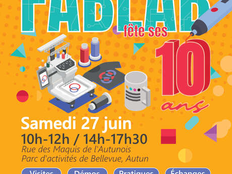 Le fablab d'Autun fête ses 10 ans !