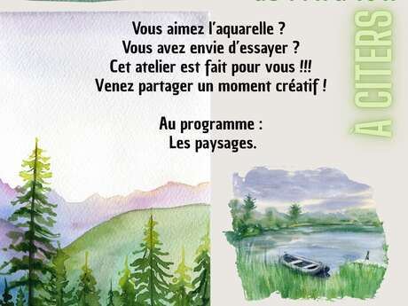 Atelier aquarelle pour tous