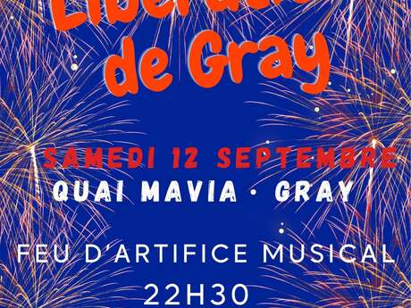 Libération de Gray - Feu d'artifice musical