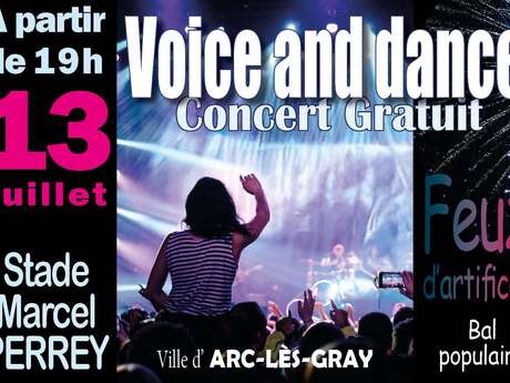 Feux d'artifices, concert, bal populaire