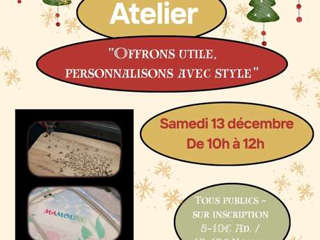 Atelier "Offrons utile, personnalisons avec style"