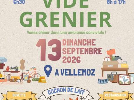Vide-greniers à Vellemoz